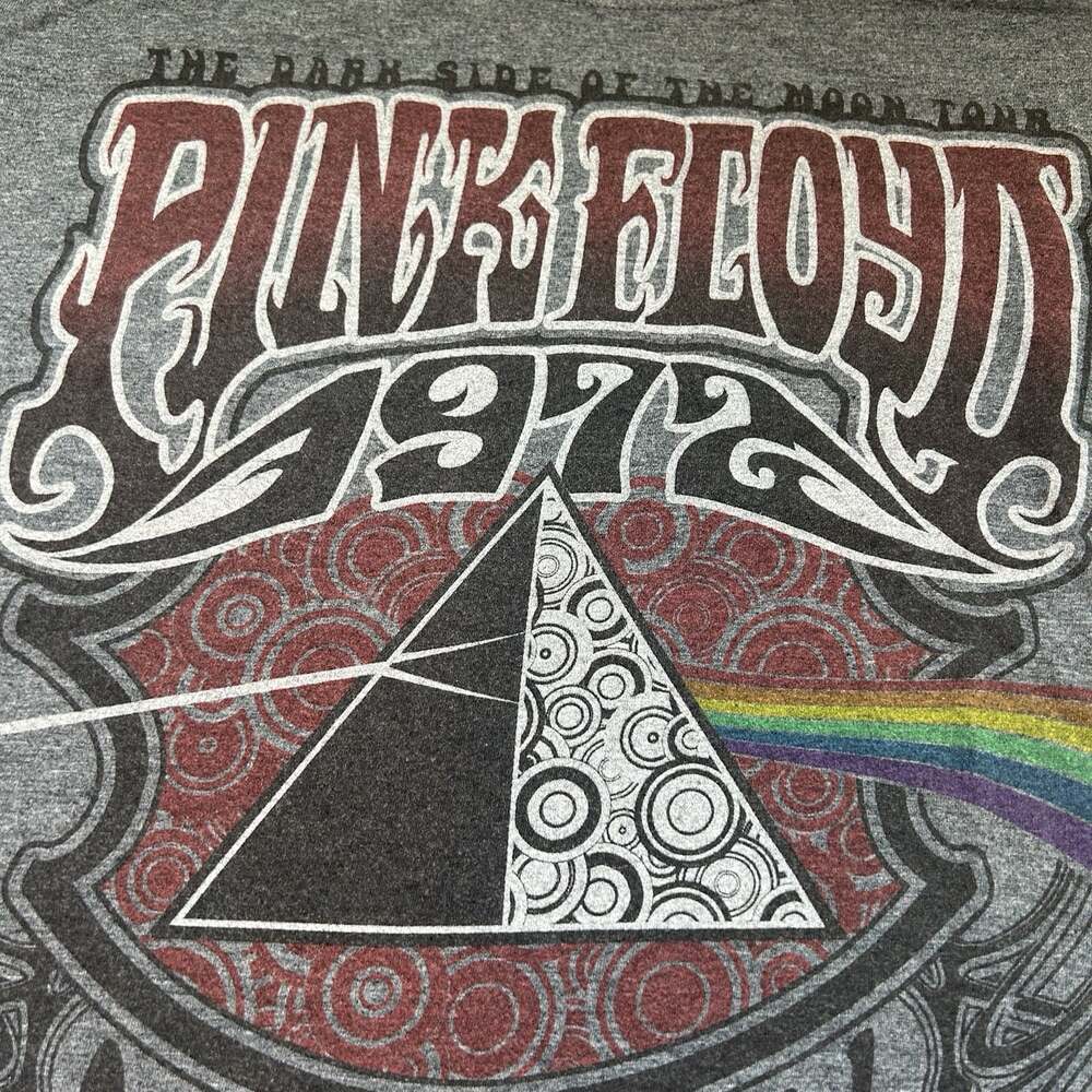 Liquid Blue Pink Floyd Dark Side T-Shirt Men L Carnegie Hall 1972 Retro Band Tee - Picture 4 of 10